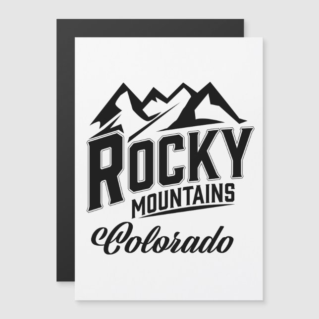 Montañas Rocosas Colorado (Anverso/Reverso)