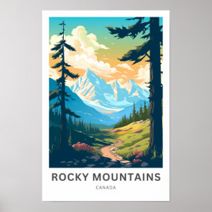 Montañas rocosas de Canadá impresión de viajes