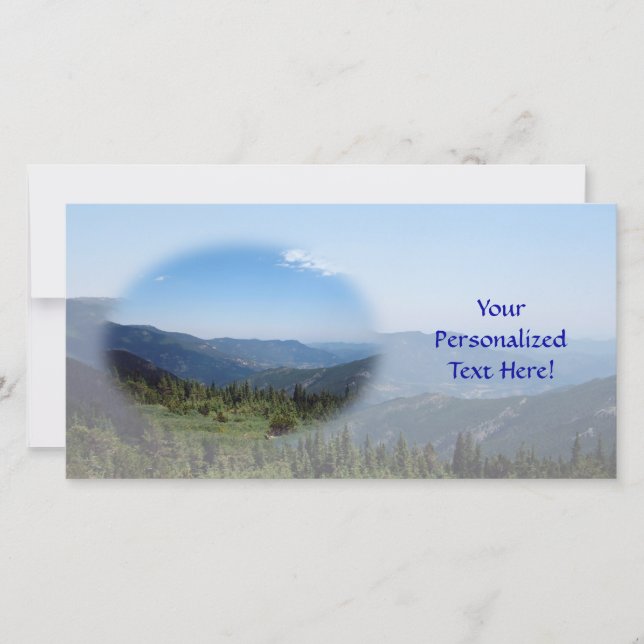 Montañas Rocosas de Colorado Panorama (Anverso)