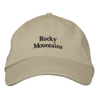 Montañas Rocosas - Gorra Bordada