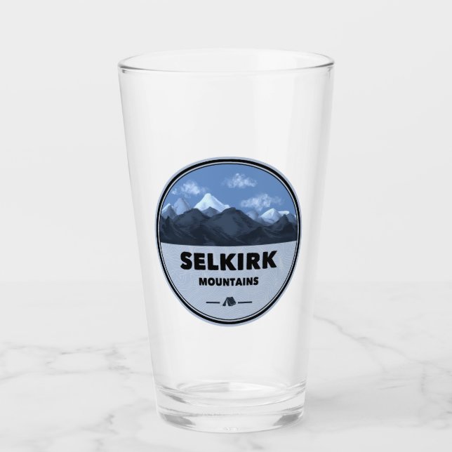 Montañas Selkirk Columbia Británica Camping (Anverso)