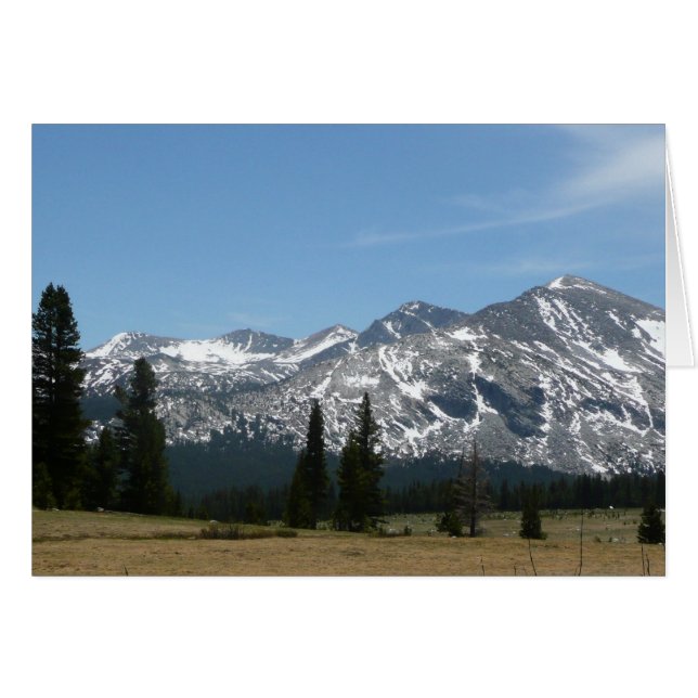 Montañas Sierra Nevada I desde Yosemite (Anverso (Horizontal))