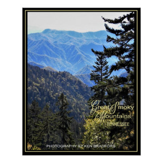Montañas Smoky Gatlinburg, Poster de Tennessee