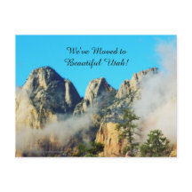 Montañas y nubes Utah Nueva Invitación de direccio