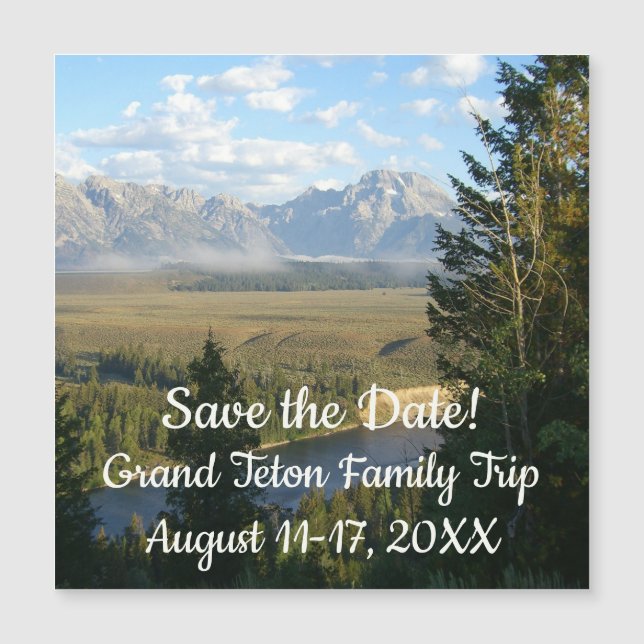 Montañas y río de Jackson Hole (Anverso)