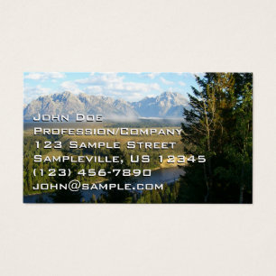 Montañas y río de Jackson Hole