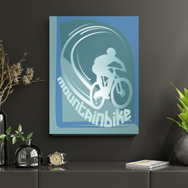Montañismo MTB Montaña Moto de decoración de pared (Subido por el creador)