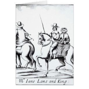 Montar a caballo de señora Jane Lane con rey