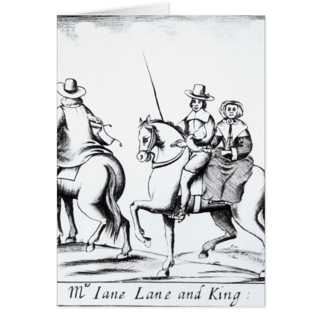 Montar a caballo de señora Jane Lane con rey (Frente)