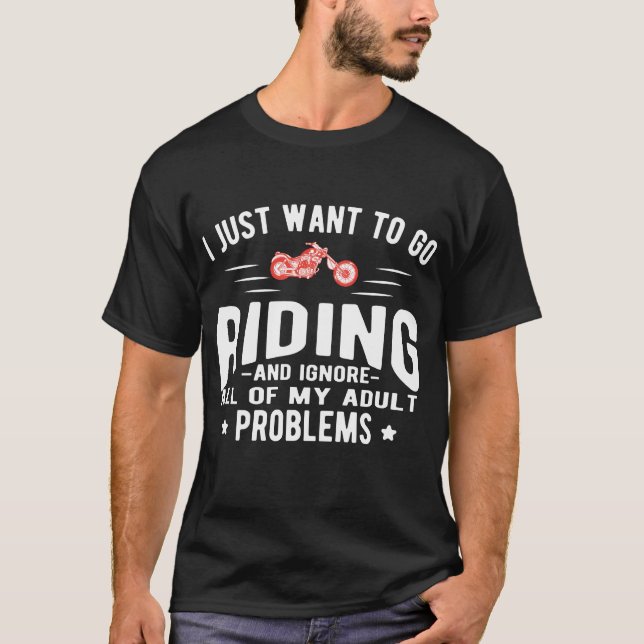 Montar e ignorar problemas en la camiseta - Motoci (Anverso)