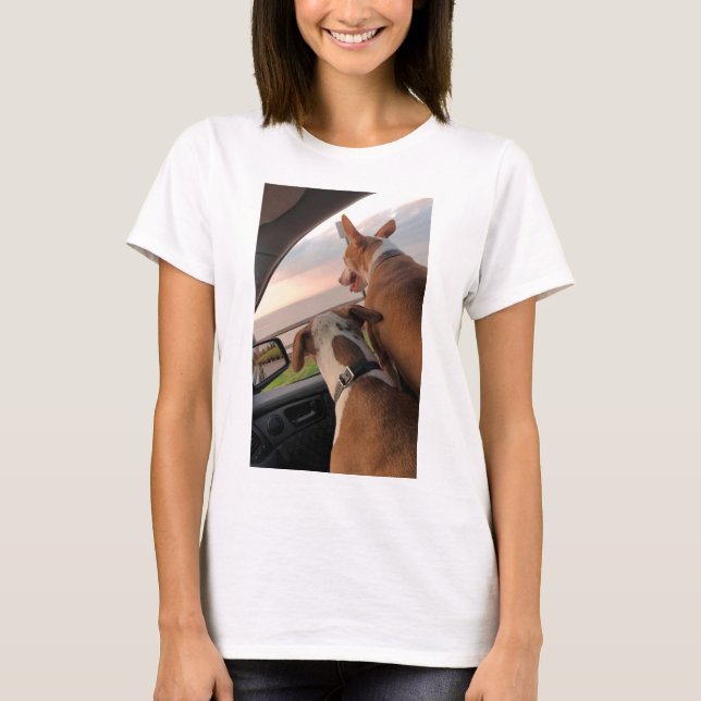 montar o morir camiseta (Anverso)