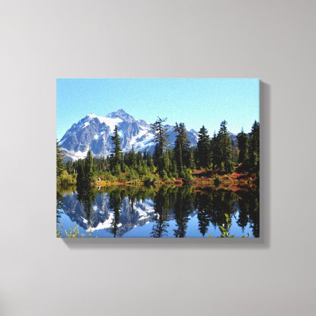 Montar SHuksan en una huella de lienzo en un día s (Anverso)