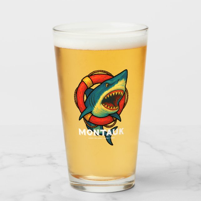 Montauk Salvage Co. Shark Glass v2 (Anverso (lleno))