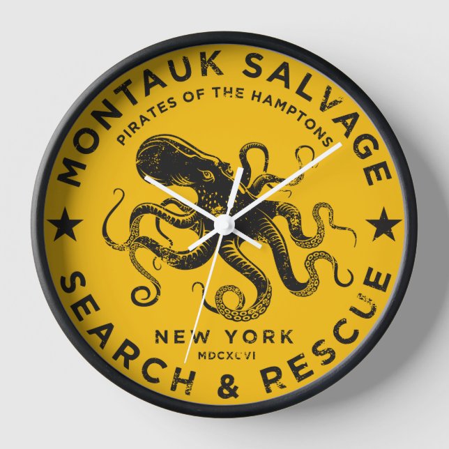 Montauk Salvage, Reloj de pulpo de la compañía Oct (Anverso)