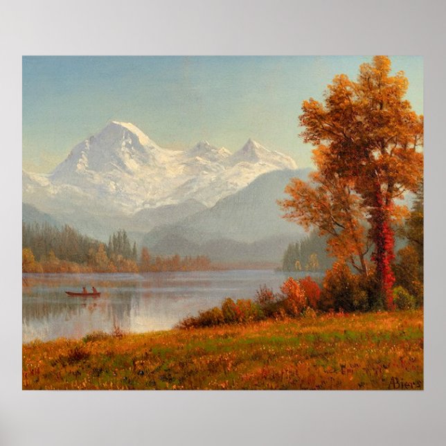 Monte Baker, Washington, arte refinado, (Frente)