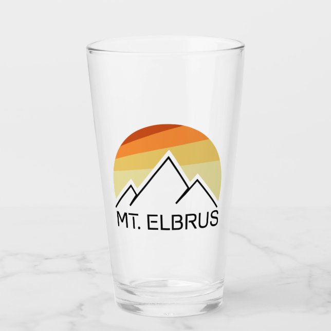 Monte Elbrus Russia Retro (Anverso)
