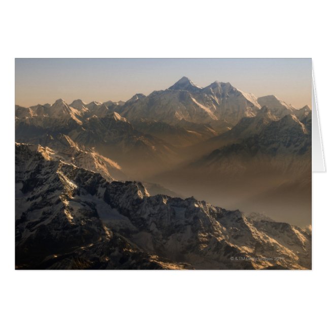 Monte Everest, Montañas Himalaya, Asia (Anverso (Horizontal))