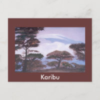 Monte Kilimanjaro, postal de África Oriental