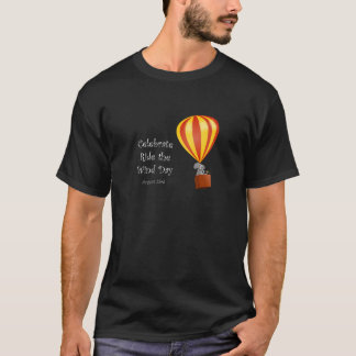 Monte la camiseta de la oscuridad del viento