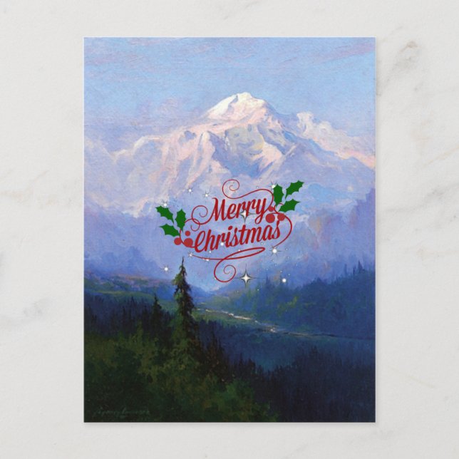 Monte McKinley, Alaska - Feliz Navidad (Anverso)
