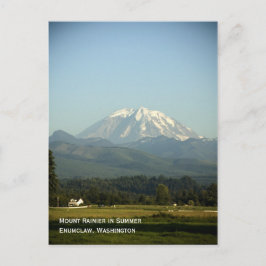 Monte Rainier en la postal de verano