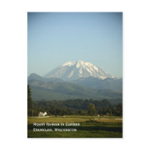 Monte Rainier en la postal de verano