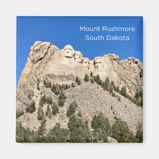 Monte Rushmore Dakota del Sur 2" x 2" imán cuadrad