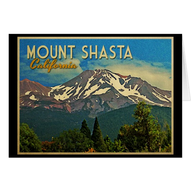 Monte Shasta Vintage (Anverso (Horizontal))