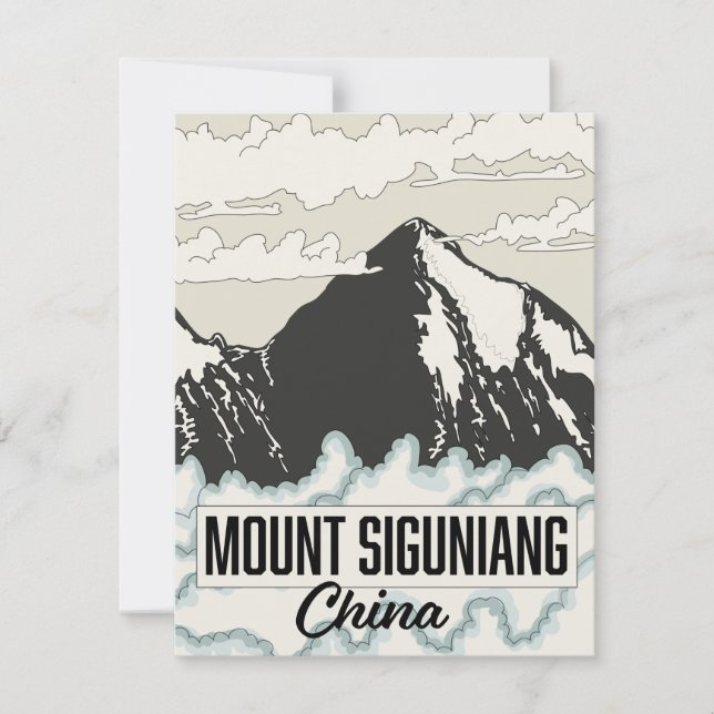 Monte Siguniang China (Anverso)