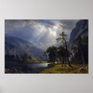 Monte Starr King, Yosemite por Bierstadt Impresión