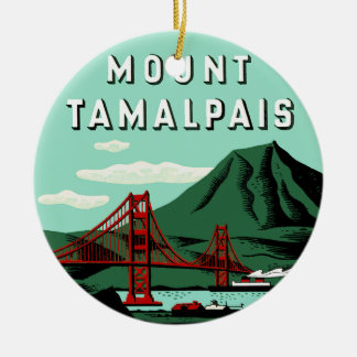 Monte Tamalpais Ornamento de Navidad