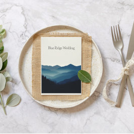 Montebello VA Invitación de Boda en las Montañas B