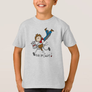 Móntelos figura camisa del palillo del vaquero