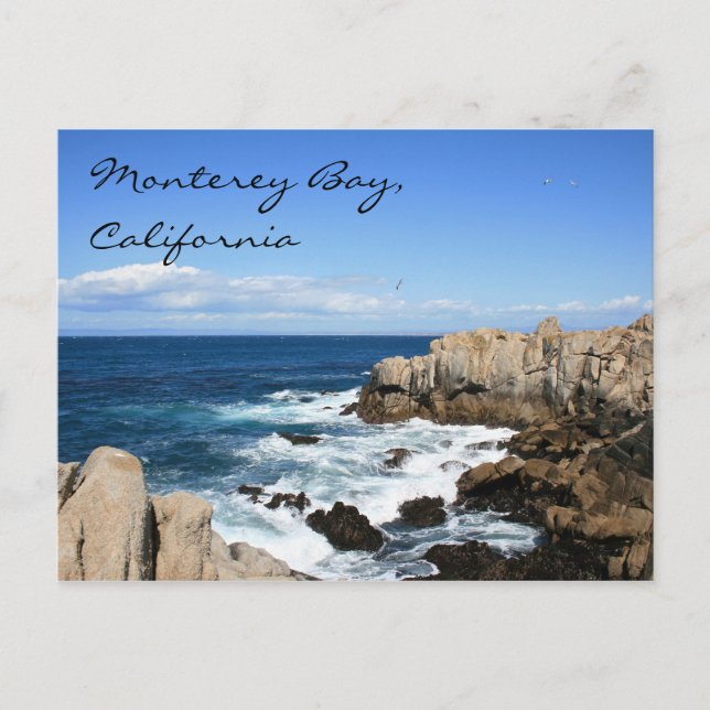 Monterey Bay, postal de California (Anverso)
