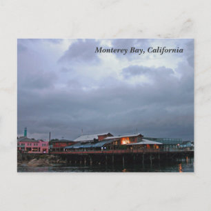 Monterey Bay, postal de California