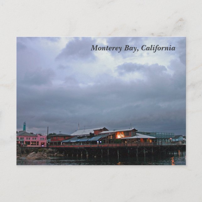 Monterey Bay, postal de California (Anverso)