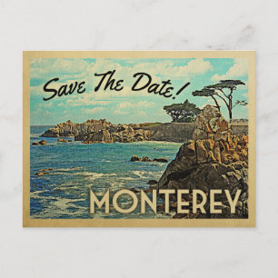 Monterey Guarda Las Postales Vintage De Fecha