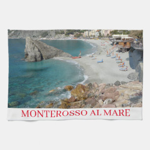 Monterosso al Mare mira la toalla de té