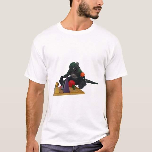 Montessaurus y camiseta de los sólidos de la (Anverso)
