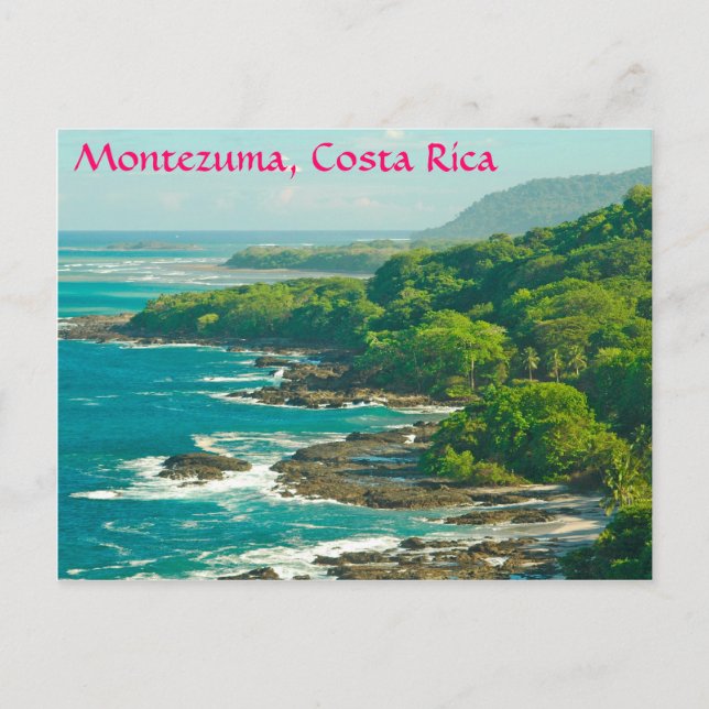 Montezuma, postal de Costa Rica (Anverso)