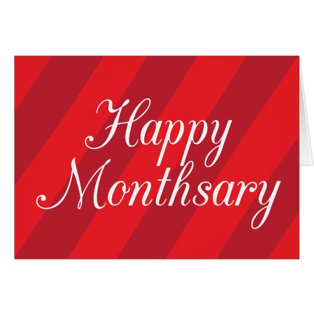 Monthsary feliz (Anverso (Horizontal))