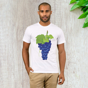 Montón de uvas camisetas de hombres