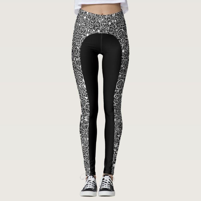 Montones de bicicletas "n" Lotsa - Leggings para c (Anverso)