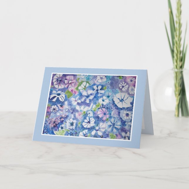 Montones de flores pensando en tu tarjeta de salud (Anverso)