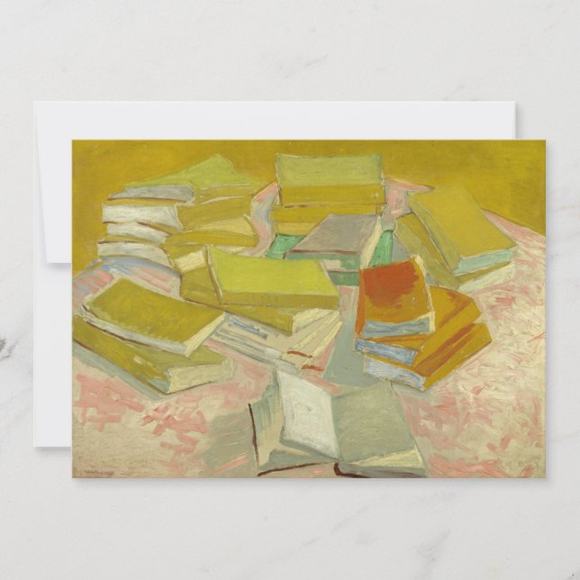 Montones de novelas francesas | Vincent van Gogh (Anverso)