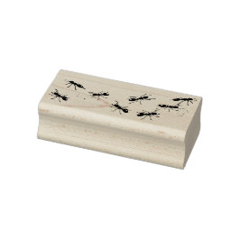 Montones de sellos de goma de hormigas