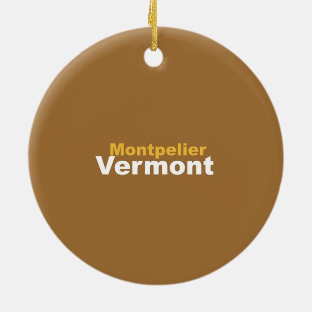 Montpelier, ornamento de Vermont (Atrás)