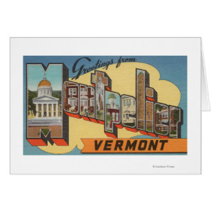 Montpelier, Vermont - Escenas de letras grandes