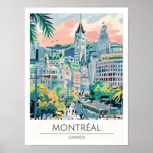 Montreal Canadá Arte Ilustración Viaje