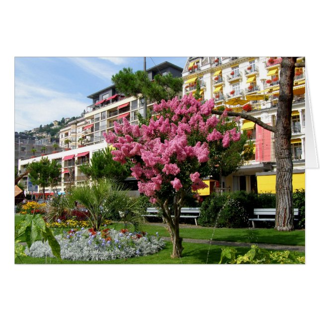 Montreux en Suiza (Anverso (Horizontal))